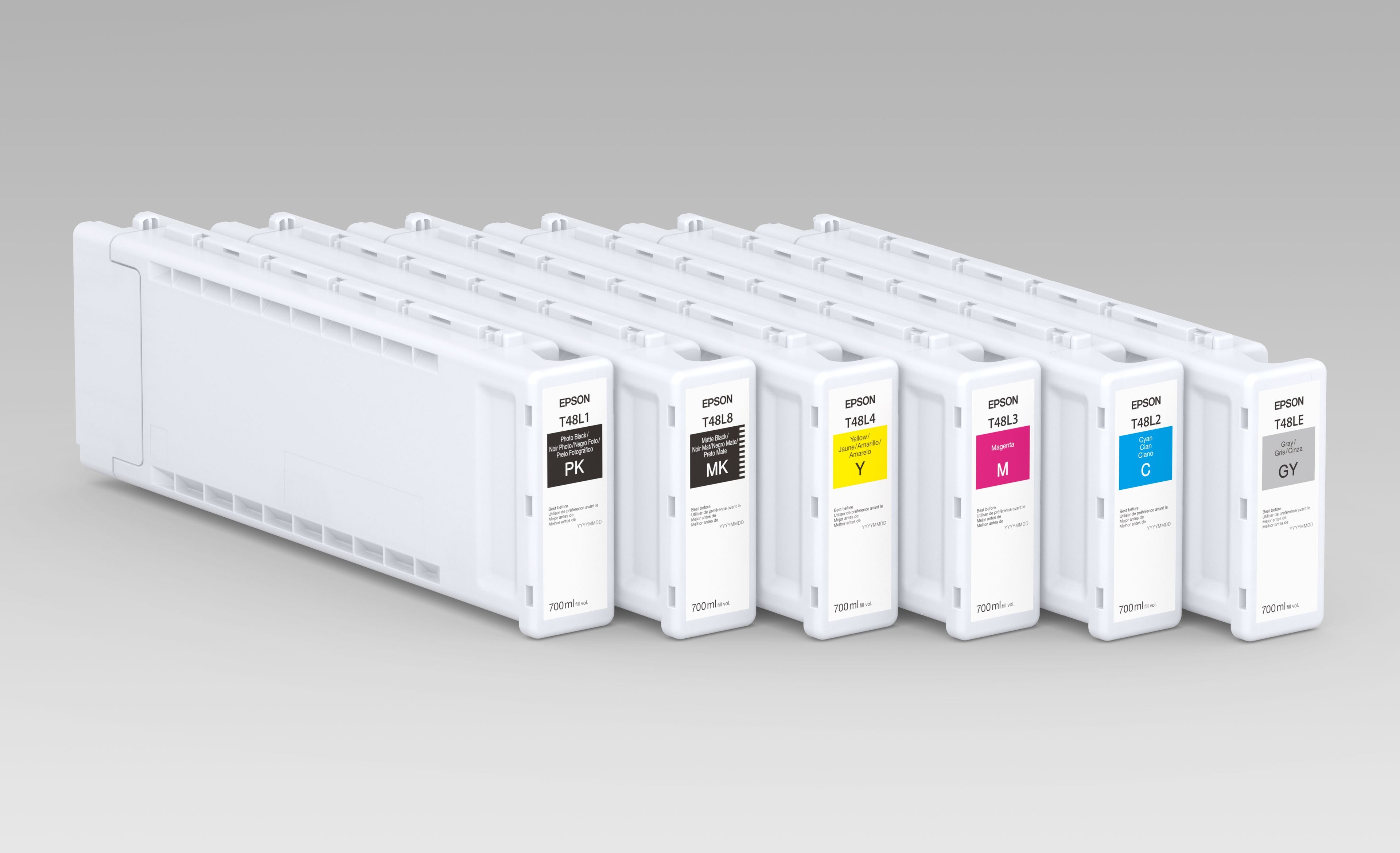 Epson T48L UltraChrome PRO6 Ink Cartridge for P6570 & P8570 Series 700mL