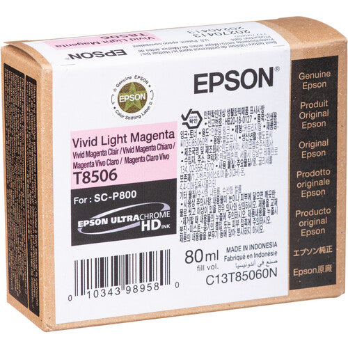 Epson UltraChrome HD Vivid Light Magenta Ink Cartridge 80 ml