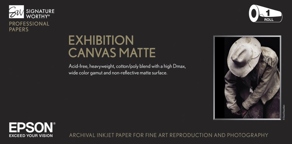 Epson Exhibition Canvas Matte Archival Inkjet Paper (60"x40' Roll)