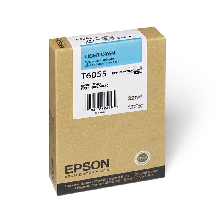 Light Cyan – Epson 4800/4880 – 220ml  UltraChrome K3 Ink
