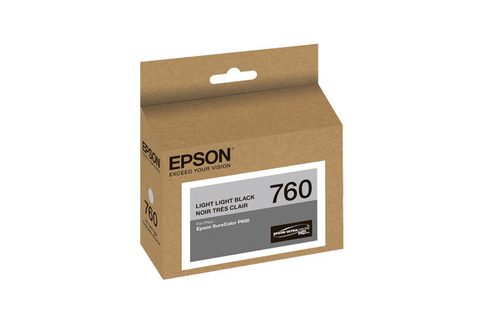 Epson UltraChrome Light Light Black Ink Cartridge (T760920) Epson SureColor P600 Series Ink