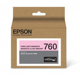 Epson UltraChrome Vivid Light Magenta Ink Cartridge (T760620) Epson SureColor P600 Series Ink