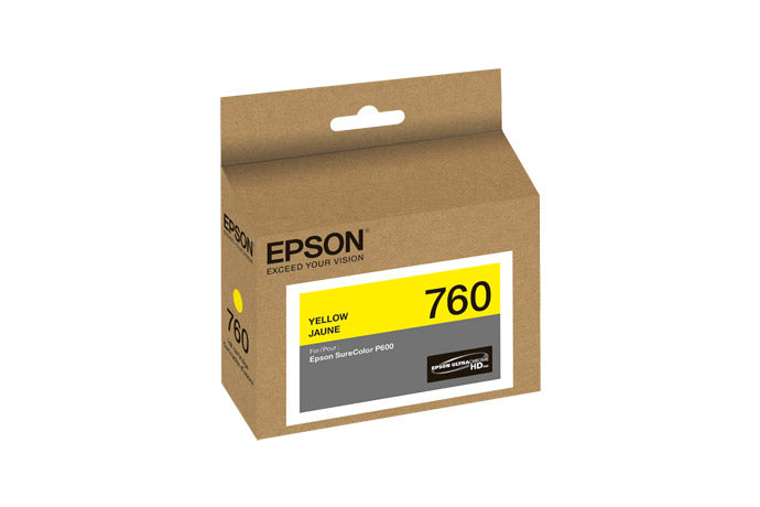 Epson UltraChrome Yellow Ink Cartridge (T760420) Epson SureColor P600 Series Ink