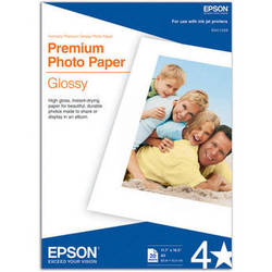Epson Premium Glossy Photo Paper for Inkjet 13x19" (Super-B) - 20 Sheets