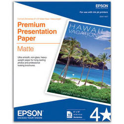 Epson Premium Presentation Paper Matte (8.5x11", 50 Sheets)