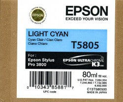Light Cyan - EPSON 3880 / 3800 - 80ml UltraChrome K3 Ink