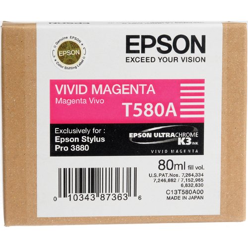 Vivid Magenta - EPSON 3880 - 80ml UltraChrome K3 Ink