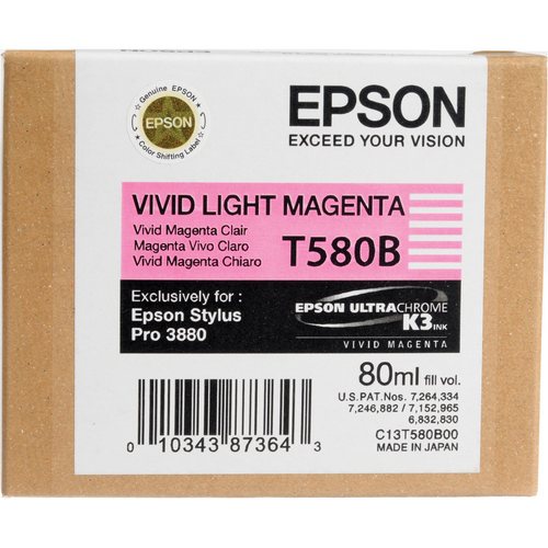 Light Vivid Magenta - EPSON 3880 - 80ml UltraChrome K3 Ink